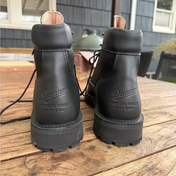 Danner Black Leather and Fabric Boots - Picture 4 of 7